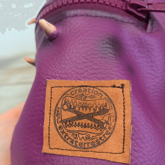 Trousse pot - monstre violet