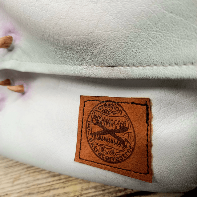 Sac besace - monstre blanc 