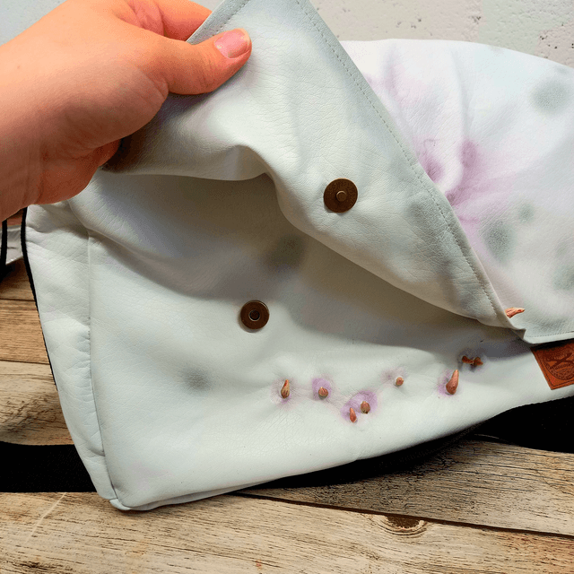 Sac besace - monstre blanc 