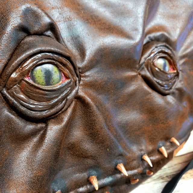 Sac besace - monstre marron