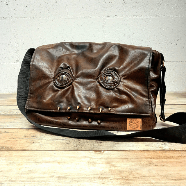 Sac besace - monstre marron