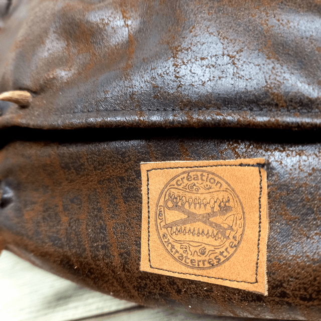 Sac besace - monstre marron