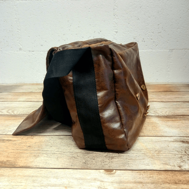 Sac besace - monstre marron