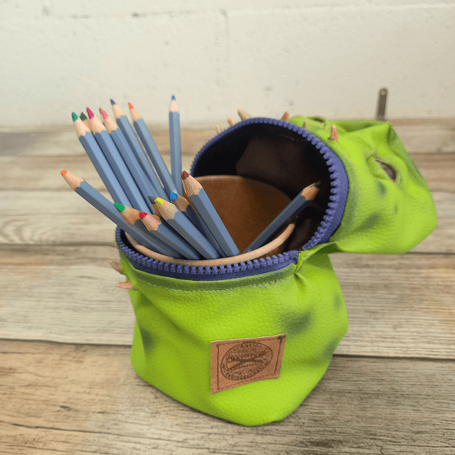 Trousse pot - monstre vert