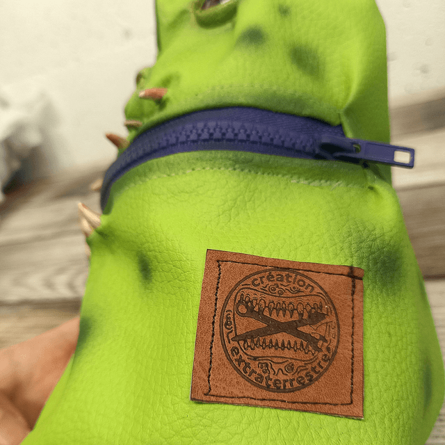 Trousse pot - monstre vert